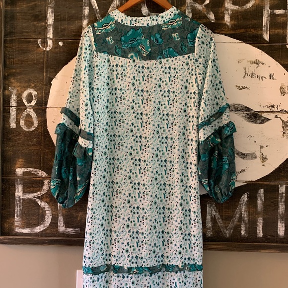 New Bohemian Gypsy Floral Maxi Beach Dress - Picture 7 of 8